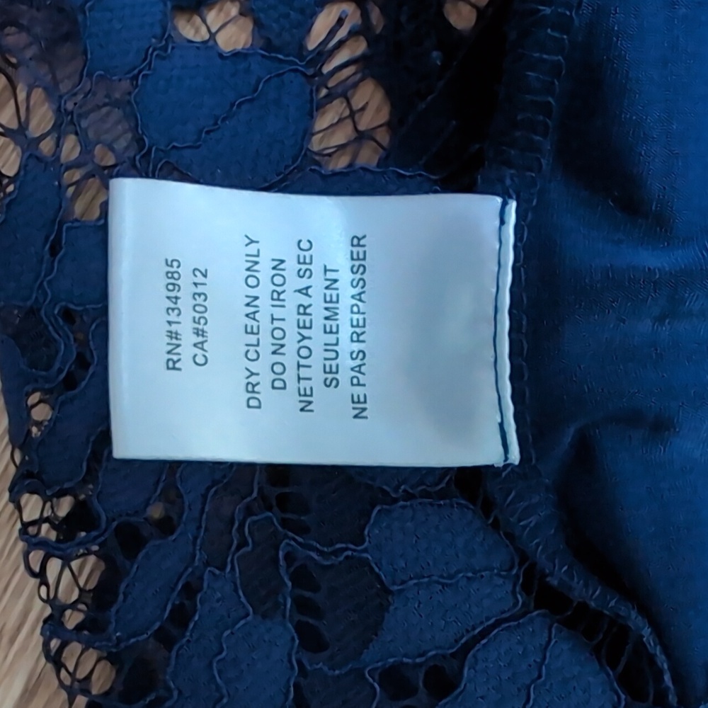 For Love and Lemons Maui Waui Lace Skirt Navy, XS - Picture 6 of 9